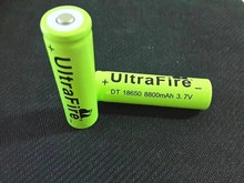 2 Pcs Lot 18650 battery Ultrafire 3 7V 8800mah Li ion Rechargeable Battery Flashlight batteries wholesale