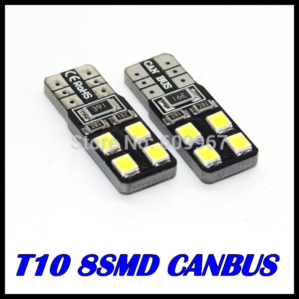 2 x T10 Canbus  194 168 W5W 2835 8LED SMD         
