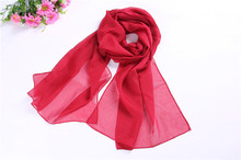 HR53 women scarf fashion pashmina new design long shawl cape silk chiffon tippet muffler echarpes Scarves