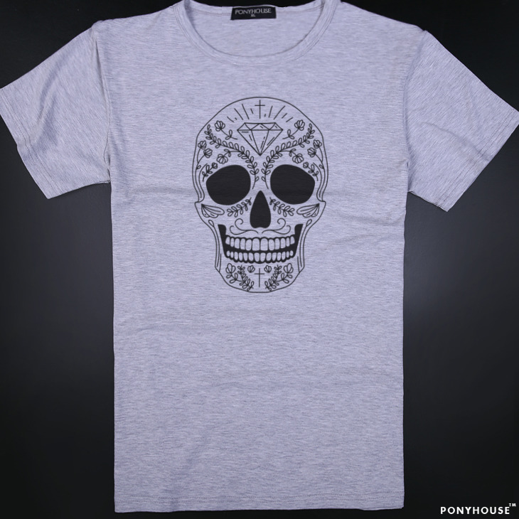 Гаджет  2015J SKULL VECTOR ISOLATED MEXICAN Cross Diamond skull t-shirt short sleeved men None Изготовление под заказ