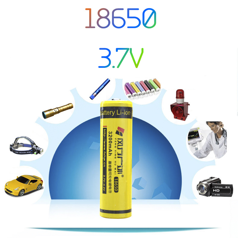 2015 New Arrival 2pcs 3 7V 3200MAH IMR LI ION Bateria Electronica 18650 Battery Utiles For