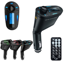 LCD Car Kit Car MP3 Player Remote Wireless FM Transmitter Modulato + USB SD MMC
