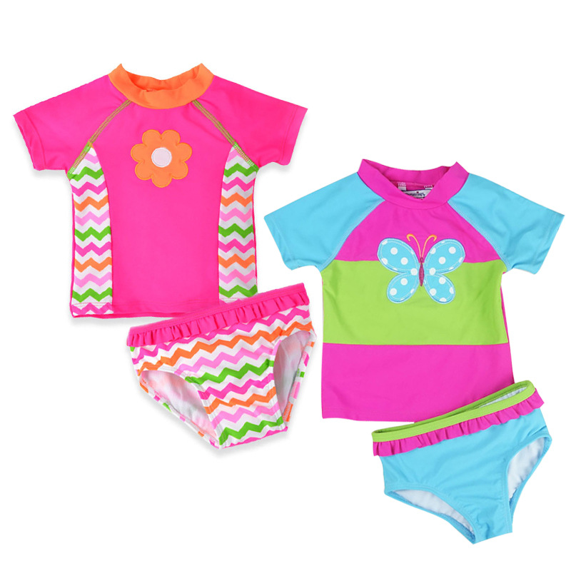 Infant Toddler Baby Girls Swimwear Two Piece Swimsuits Bathing Suit