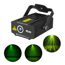 New Mini Portable RG Meteor Laser Projector Lights DJ KTV Home Xmas Party Dsico Stage Lighting Private Mold Plastic Shell P100