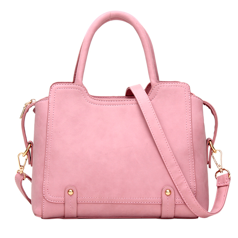 women bag 2016 new handbag Big package Retro Scrub Messenger Shoulder Bags zipper pu Leisure Genuine Leather