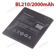 Cheapfirst Original Lenovo S820 Smartphone Rechargeable Lithium Battery 2000mAh BL210 3.7V Worldwide free shipping