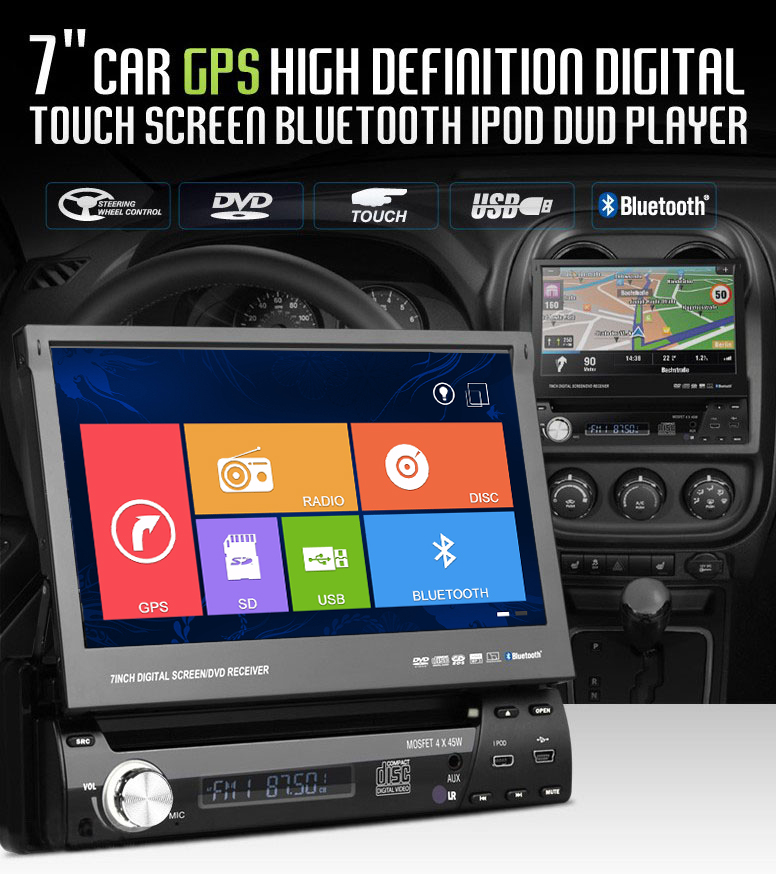  7  1 din android- dvd-  GPS bluetooth