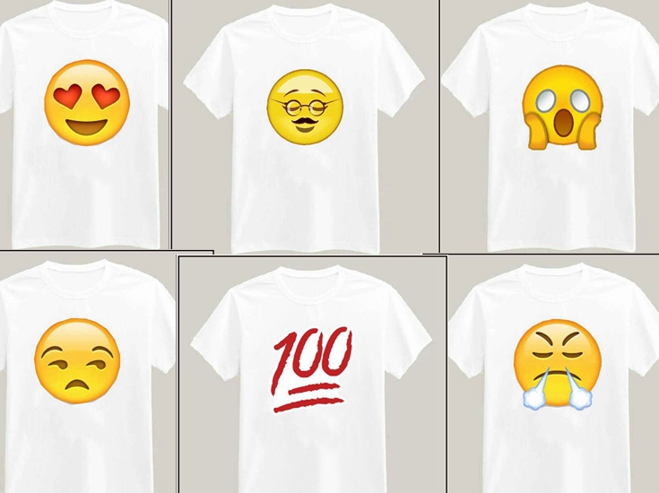 Emoji Hot Fashion Emoji T Shirt Hot Style Emoticons Tshirt Summer Funny Clothes Unisex Women Men