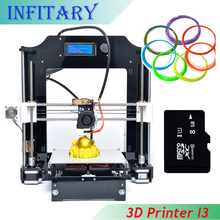 2016 Updated LCD High Precision Reprap Prusa i3 DIY 3d Printer kit with Marlin Firmware Repetier 25M Filament 8G SD card