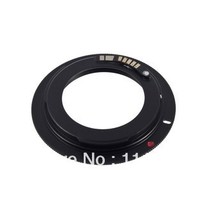 free shipping 1pcs/lot  black  AF Confirm Mount Adapter For M42 Lens to Canon EOS EF Camera EOS 5D / EOS 5D Mark II / EOS 7D