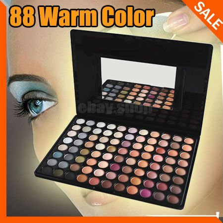 Fashion Pro 88 Warm Color Fashion Eye Shadow Palette Profession Makeup Eyeshadow