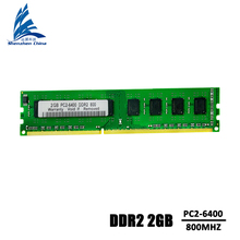 KVR DDR2 2GB 800MHZ Brand New Sealed ddr 2 1GB pc2-5300s pc2-6400s Desktop RAM Memory can with all PC sodimm ddr2 2gb compatible
