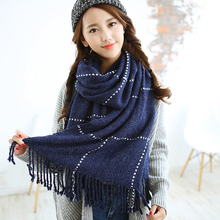 Fantastic Fashion Women s Large font b Tartan b font Scarf Shawl Stole Plaid Woollen Cloth