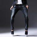 2016 autumn and winter new worn Scratch stretch jeans men Korean Slim was thin elastic pants
