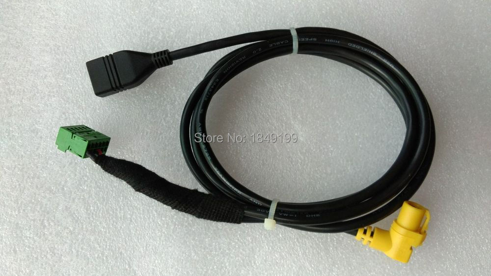 3ft Loonggate Media In F/ür AMI MMI 3G MDI AUX Musik Lade Schnittstelle Kabel F/ür Audi A3 A4 A5 A6und Volkswagen Jetta Passat CC Tigun /& Iphone 8 7-1m