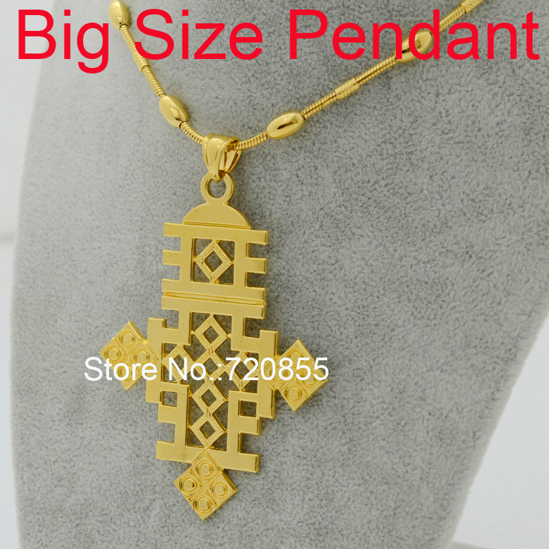 Cross pendant   Necklace nz Aliexpress.com Pendant : Ethiopian cross Buy Big Chain  Size