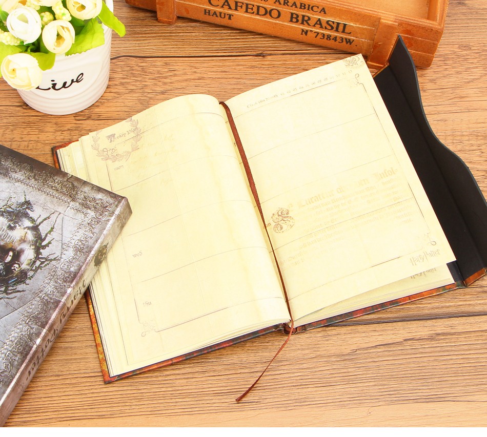 Harry Potter Vintage Notizbuch Notiz Tagebuch Planer Buch Memobuch Geschenk 