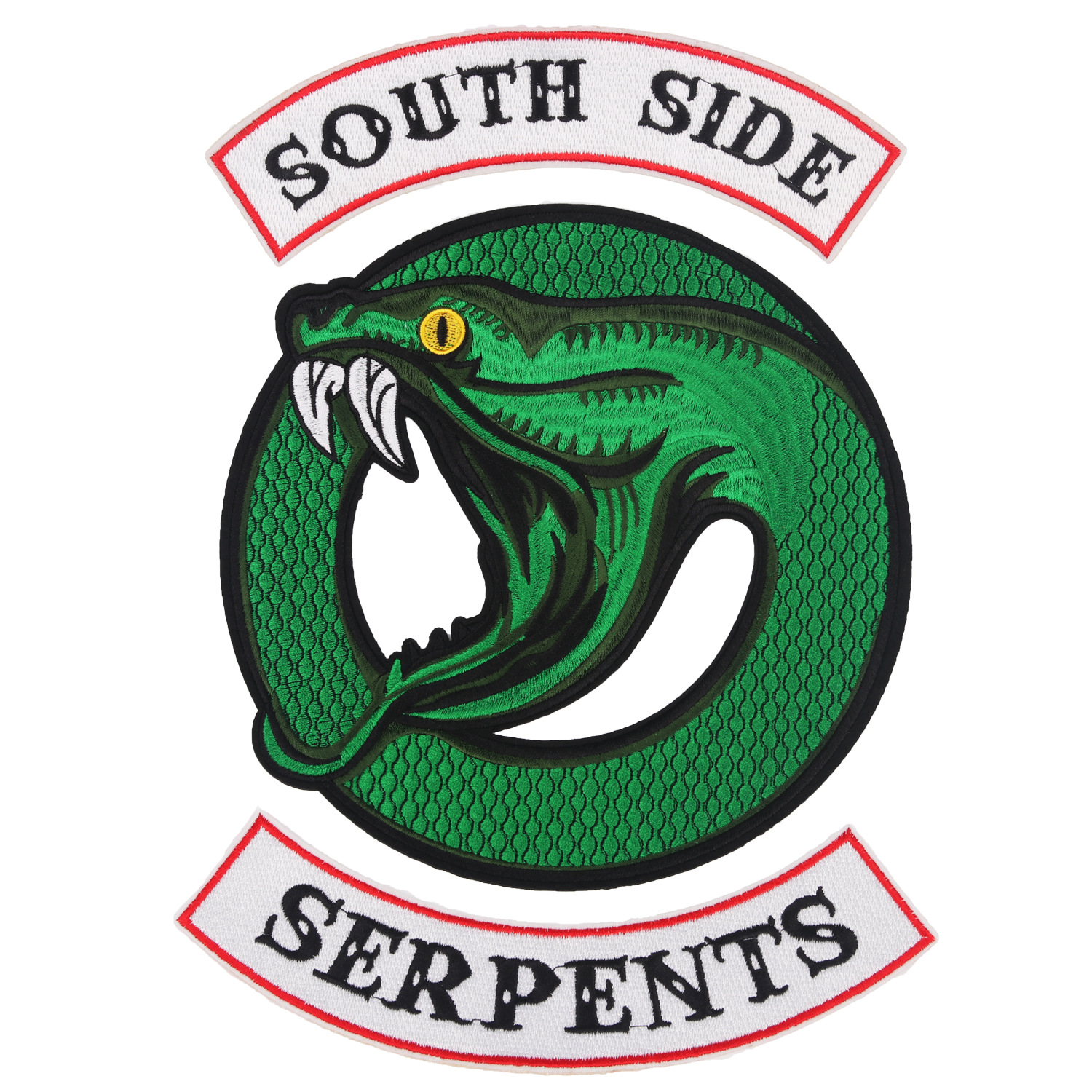 Riverdale South Side Serpants Round Logo 1 Inch Tall Metal Enamel Pin