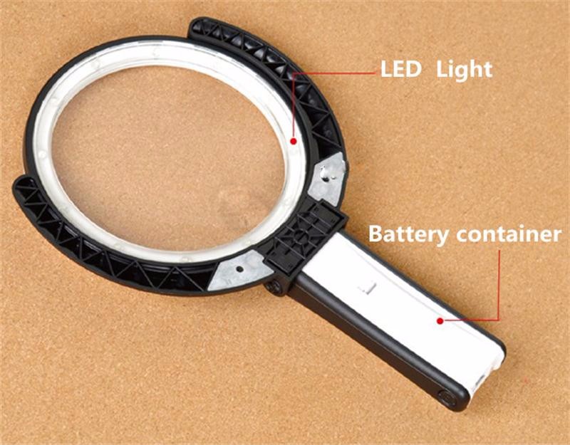 Beileshi 110V-240V Table Magnifier LED Lighted Magnifying Glass Lamp Magnifying 1.8X 5X Desktop Magnifier with External Charger Beileshi 110V-240V Table Magnifier LED Lighted Magnifying Glass Lamp Magnifying 1.8X 5X Desktop Magnifier with External Charger