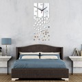 2016 promotion modern wall clocks mirror luxury design real diy watch 3d crystal clock sticker living