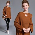 2016 new autumn women sweater loose pull femme fashion knitwear pullover women casual sweater for girls
