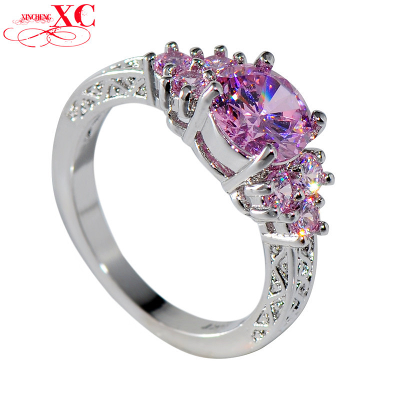 Women-Fashion-Wedding-Jewelry-Pink-Sapphire-Engagement-Ring-Anel-Aneis ... Women-Fashion-Wedding-Jewelry-Pink-Sapphire-Engagement-Ring-Anel-Aneis ...
