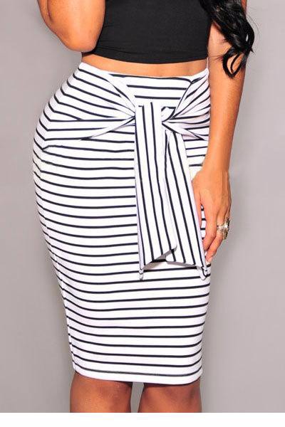 saias-femininas-2015-White-Fashion-Stripes-Self-tie-Midi-Skirt-High-Waist-Stretchy-Slim-Seamless-Package (4)