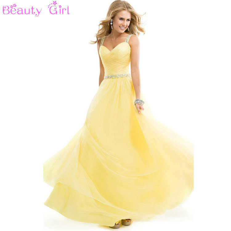 Royal Blue /Light Blue/White/Yellow Elegant Sweetheart Sexy Crystal