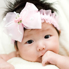Hot New Style Beautiful Headband Hairband Baby Girls Flowers Bow Headbands Kids Hair Accessories Baby Bowknot