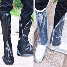 Transparent Reusable Shoe Covers PVC Rainy Motorcycle Riding Cycling Non-Slip Waterproof Shoe Covers Protective Galochas