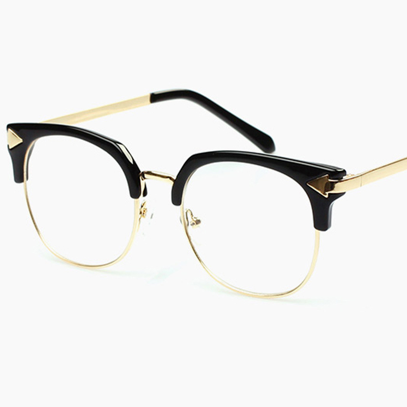 Fashion gold eye glasses frame men 2015 brand arrow ...