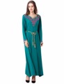 muslim women Kaftan Maxi Long sleeve long Dress moroccan clothing Islamic abaya arab dubai jalabiya autumn