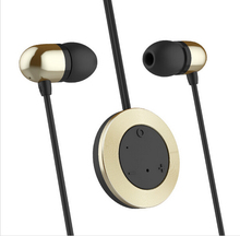 Aluminum Bluetooth 4.0 Pendant HiFi Headset Handsfree Universal Wireless Microphone For Iphone Samsung Xiaomi Android
