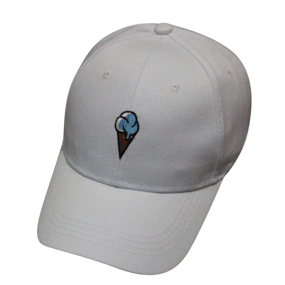 Unisex Men Women Snapback Ice Cream Bboy Adjustable Baseball Cap Hip Hop Hat 