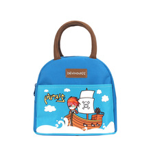 2016 New 17 colors Cute Cartoon Student Lunch Bag Lunch Boxs Bag Handbag Picnic For Women