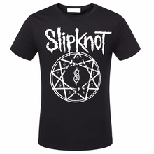 New 2016 hot summer Casual t-shirt Printing rock punk Rock Band Slipknot T Shirts Punk Hiphop Streetwear Tshirts Fashion
