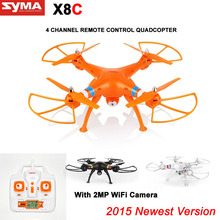 SYMA X8C FPV RC Drone 6-Axis Professional Quadcopter With 2MP WiFi Camera Real Time Video RC Helicopter With Battery As Gift