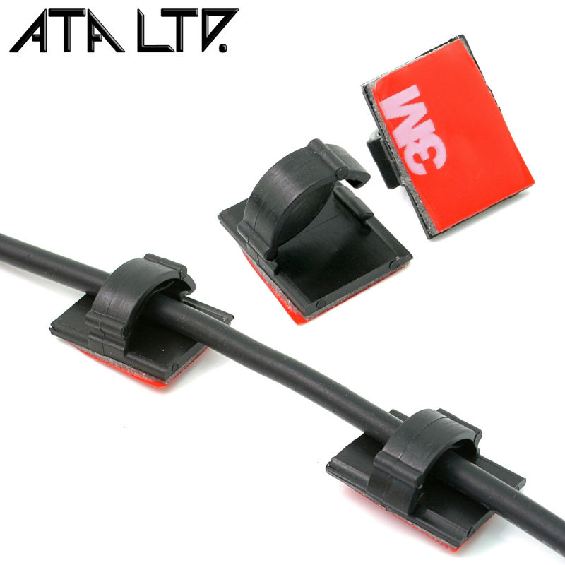 arecord 3m adhesive car cable wire holder to fix cables free shipping 20pcs lot black arecord 3m adhesive car cable wire holder to fix cables free shipping 20pcs lot black