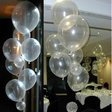 101 unids/lote decoración 12 pulgadas globos de látex transparentes cumpleaños boda de la bola del partido baloon