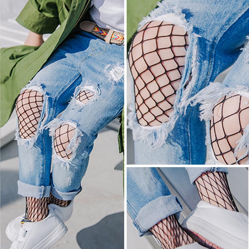 White Tights LUCKELF 10+ Colors Girls Fishnet Tights Candy