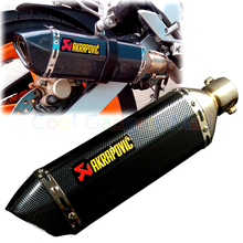 Universal Akrapovic Motorcycle Exhaust Pipe Modified Motorcycle Muffler tubo escape moto Scooter Motocross Racing