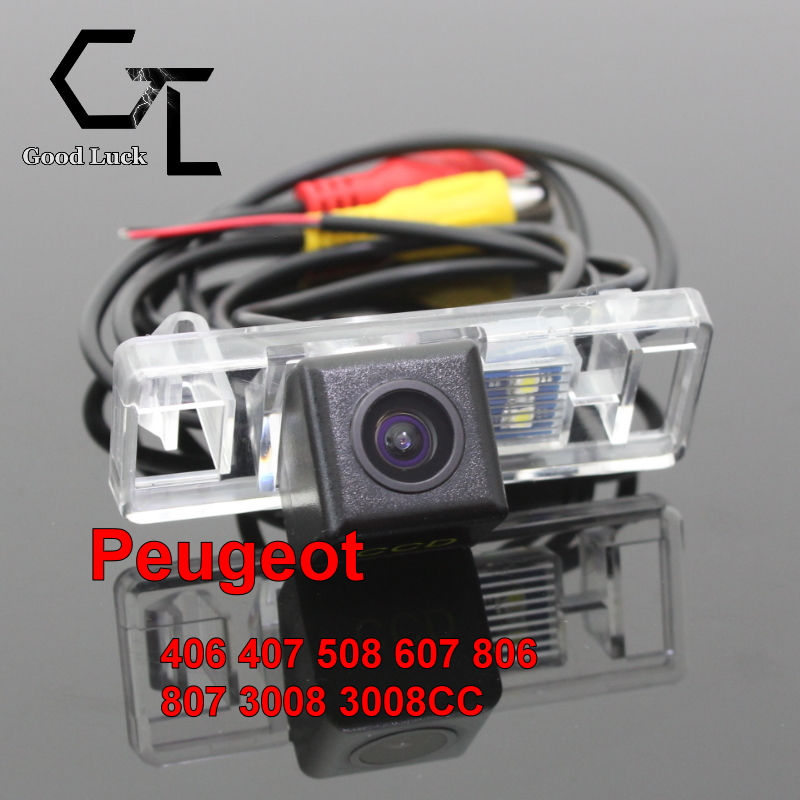 For Peugeot 406 407 508 3008 3008CC wireless Waterproof HD CCD Night Vision Car Rear View Camera Parking Assistance