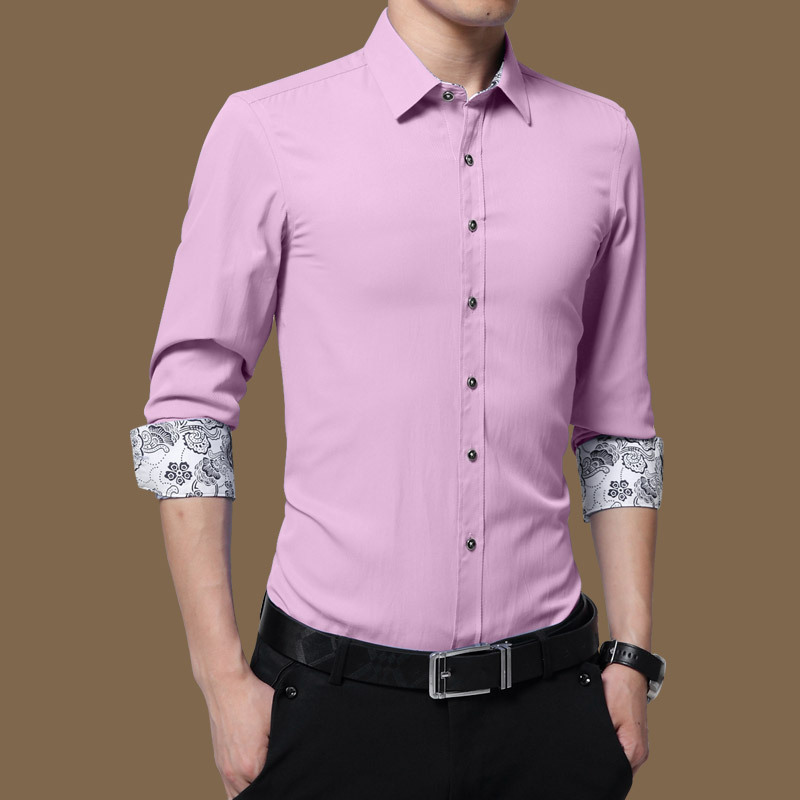 Compare Prices on Men Pink Formal Shirts- Online Shopping/Buy Low ...