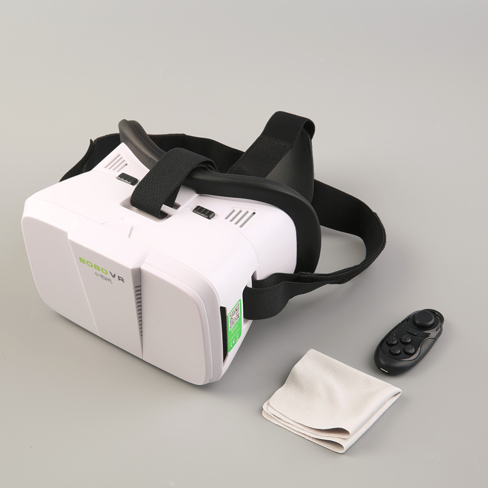 2016 New VR Box Virtual Reality 3D Glasses Movie Game for Smart Phones+Remote Co