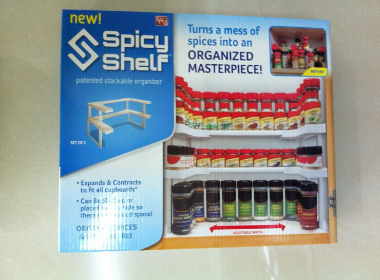 Spicy Spice Shelf Rack and Stackable Organizer sta...