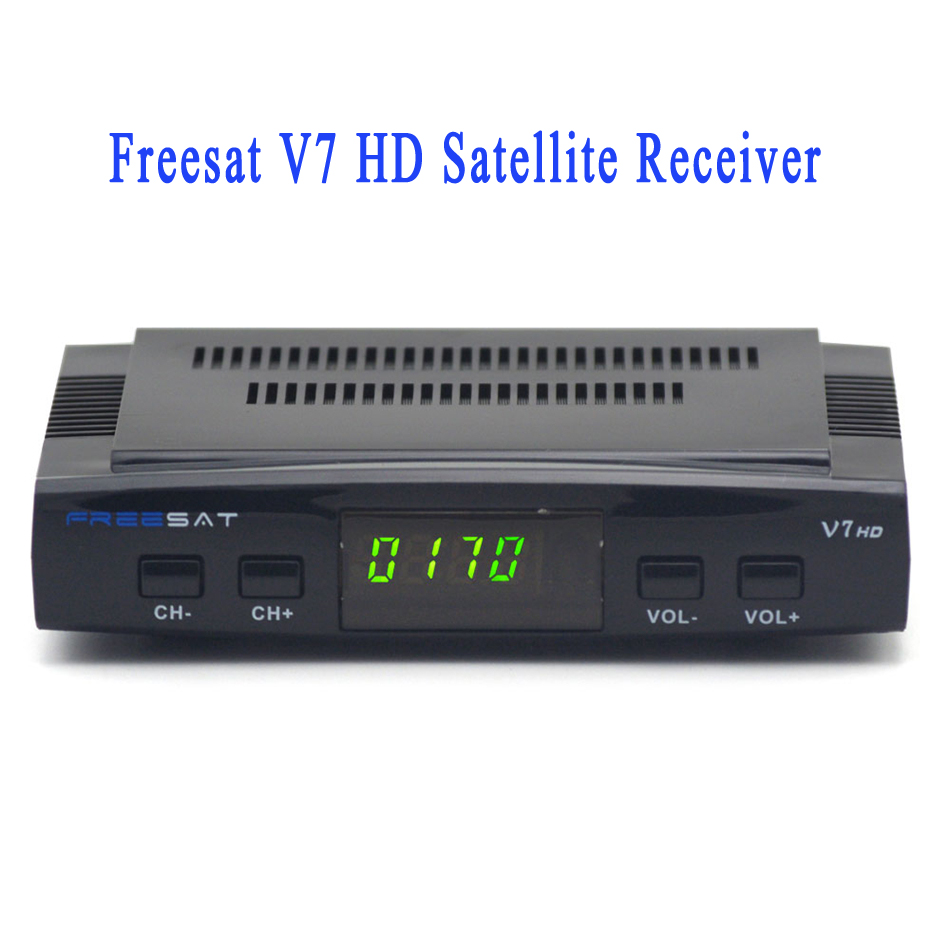 Freesat V7 High Digital Satellite TV receiver Support PowerVu Biss Key CCcam Newcam Youtube 3G USB WiFi 1080p DVB-S2 Set-top Box