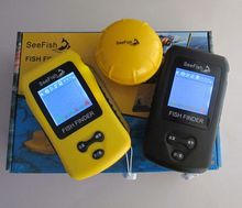 Free Shipping Colorful Display Wireless Fish Finder TL86 Portable Sonar LCD Fish Depth Finder Ice Fishing Finder