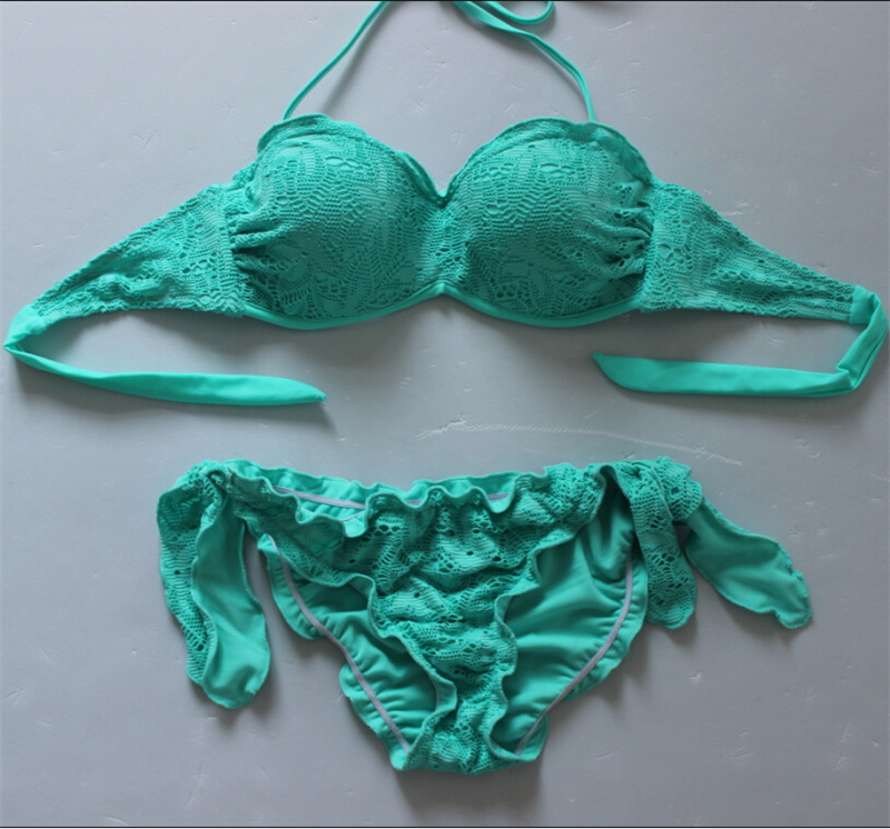 Buy Women mesh biquini twist swimsuit high end fashion