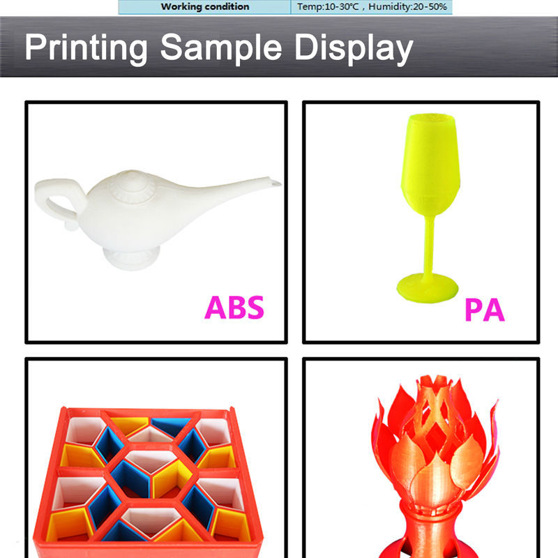 Big size 220*220*240mm High Quality Precision Reprap Prusa i3 3d Printer DIY kit with 2 Roll Filament 8GB SD card and LCD Big size 220*220*240mm High Quality Precision Reprap Prusa i3 3d Printer DIY kit with 2 Roll Filament 8GB SD card and LCD