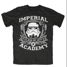 Stormtrooper Imperial Academy Graphic Mens T Shirt Schwarz Star Wars Short Sleeve Black Tee Shirt Man/Women T-Shirts Couple Tees
